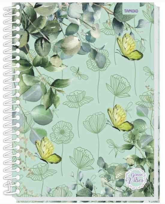 CADERNO 10X1 GREEN VIBES